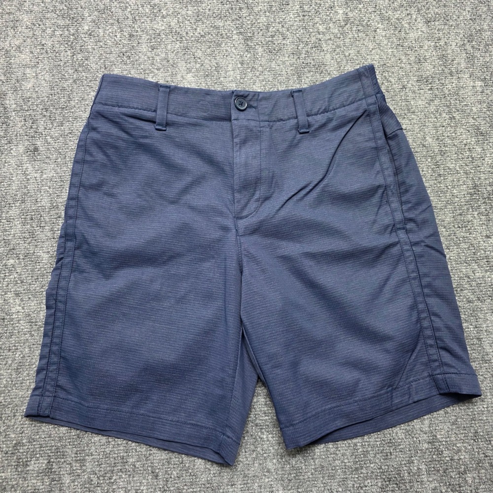 Under Armour Drive Performance Golf Shorts Mens 30 Academy Blue Navy Flat Front